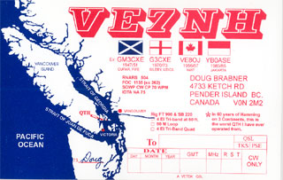 QSL Card VE7NH