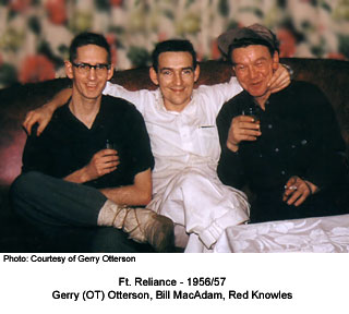 Gerry Otterson, Bill MacxAdam and Red Knowles `956