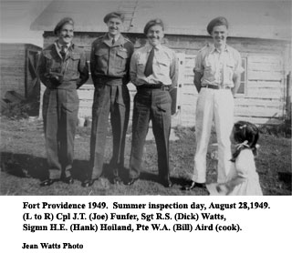 Staff at Ft. Providence 1949