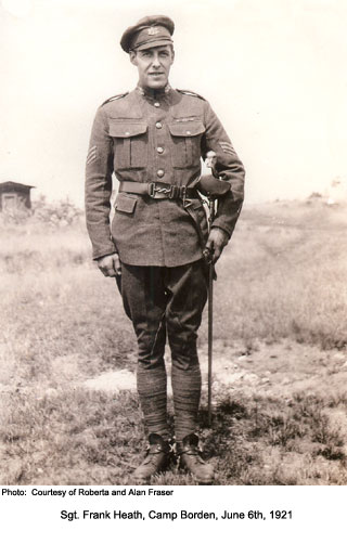 Frank Heath, Camp Borden 1021