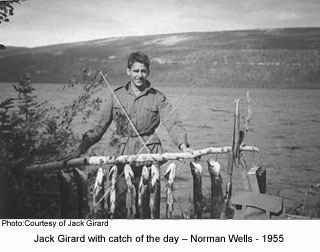 Jack Girard with fish
