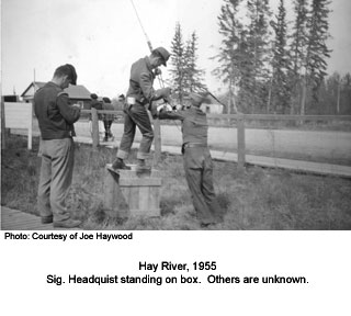 Headquist, Hay River 1955