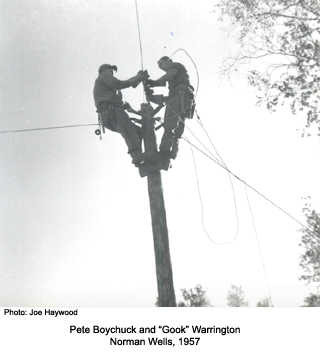 Boychuck and Warrington, Norman Wells, 1957