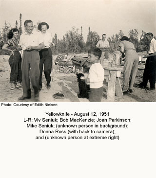 Birthday party Yellowknife 1951