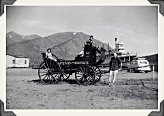 Royal Mail Wagon, Carcross 1960