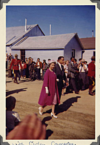 Queen Elizabeth in Whitehorse 1959