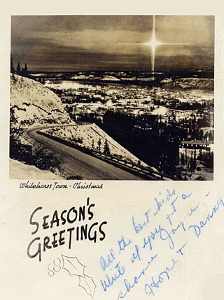 Whitehorse Town Christmas Card