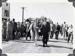 Queen Elizabeth in Whitehorse 1959