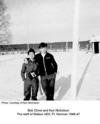 Bob Chow and Ken Nicholson 1946