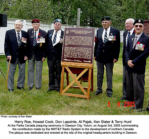 Group at Parks Canada Plaquing Ceremony 2005