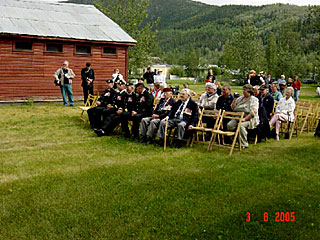 spectators at the plaquing ceremony