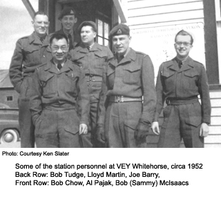 Station staff at Yellowknife 1952