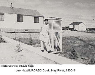 Leo Hazell, Hay River 1950