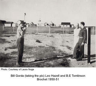 Bill Gorda, Leo Hazell and Tommy Tomlinson, Brochet 1950