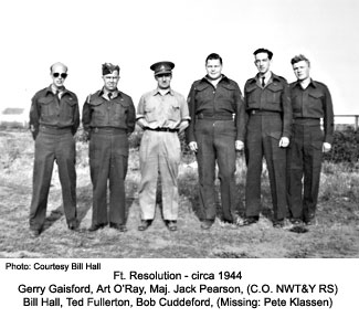 Ft Resolution Signals staff with Maj. Jack Pearson - 1944