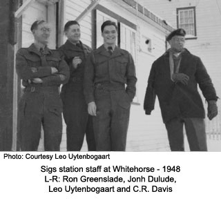 Station staff at Whitehorse