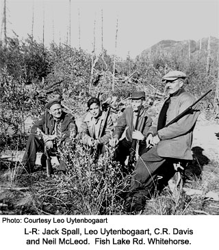 Hunting party, Whitehorse 1949