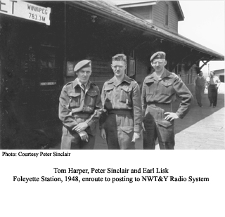 Tom Harper, Peter Sinclair and Earl Lisk