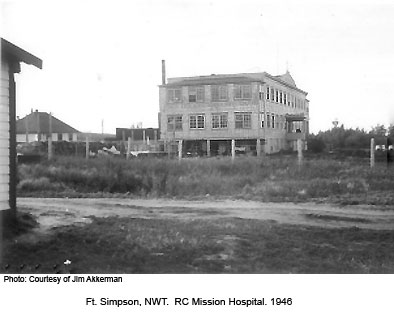 Ft Simpson hospital 1946
