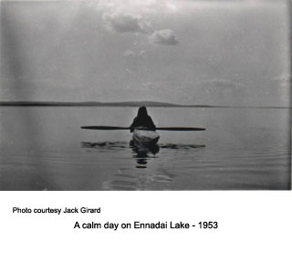 Kayaking on Ennadai Lake