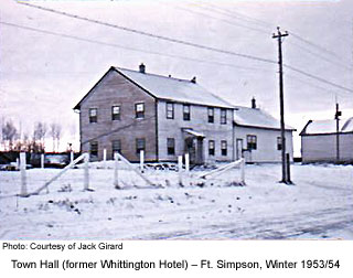 Town Hall Ft. Simpson 1953