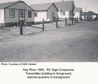 Sigs compound Hay River 1950