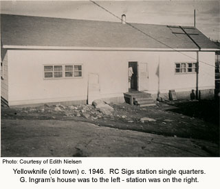 RCSigs station Yellowknife 1946