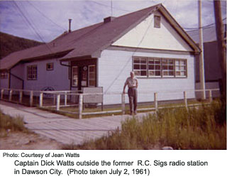 Dawson City RC Sigs station 1961