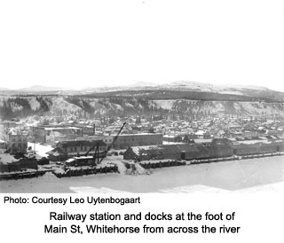 Railway station and docks Whitehorse
