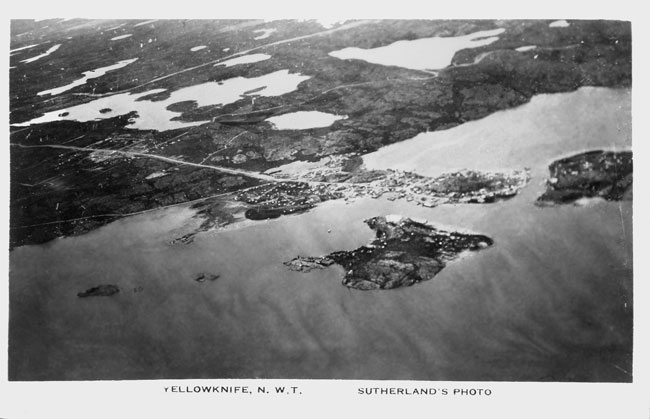 Yellowknife aerial