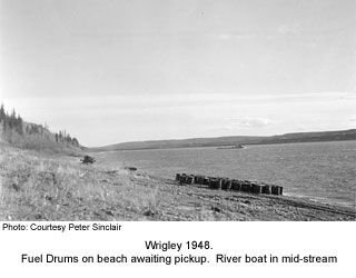 Drums on the beach at Wrigley 1948