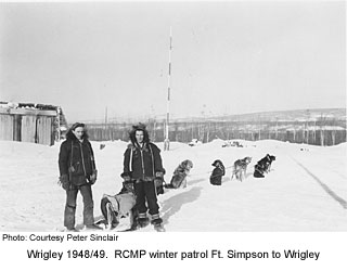 |RCMP Winter Patrol, Wrigley, 1948