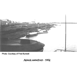Aklavik waterfront