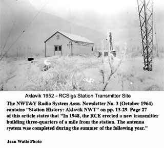 Transmitter site Aklavik