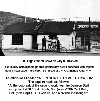 New station building, Dawson 1945