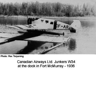 Aircraft at dock