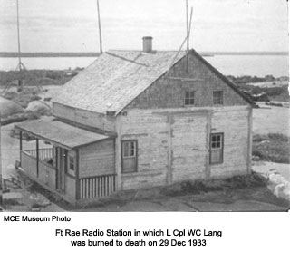 Ft Rae Signals Station