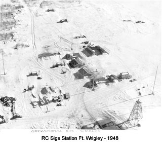 Wrigley Station, winter 1948