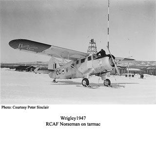 RCAF Norseman on tarmac