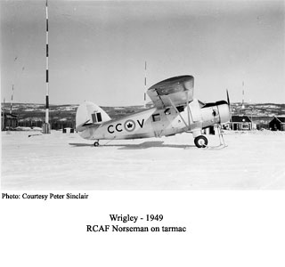 RCAF Norseman on tarmac