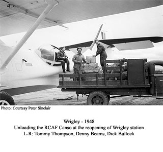 Unloading RCAF Canso