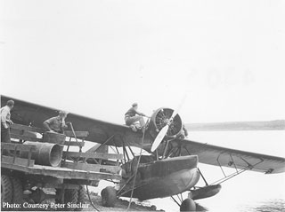 Flying boat at Wrigley