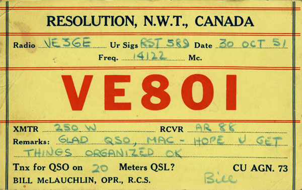 QSL Card